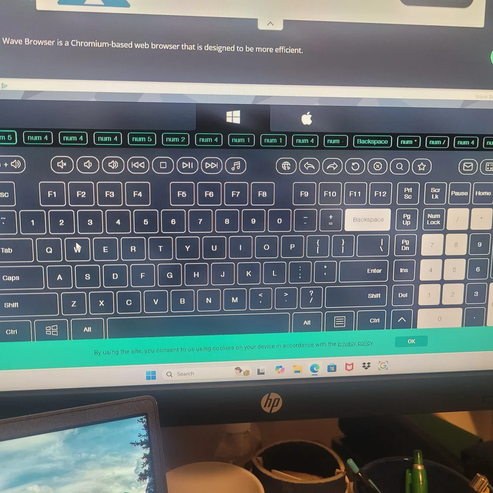 MOFII X910 Wireless Keyboard Tested And Works! Pink